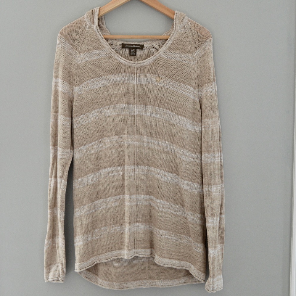 Tommy Bahama Women's Sweater LS Tan Size M